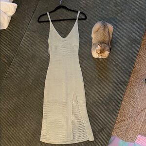 Aritzia Crochet/Open Knit Sleeveless Dress